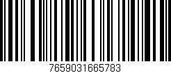 Código de barras (EAN, GTIN, SKU, ISBN): '7659031665783'
