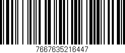 Código de barras (EAN, GTIN, SKU, ISBN): '7667635216447'