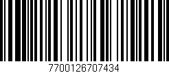Código de barras (EAN, GTIN, SKU, ISBN): '7700126707434'
