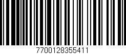 Código de barras (EAN, GTIN, SKU, ISBN): '7700128355411'
