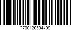 Código de barras (EAN, GTIN, SKU, ISBN): '7700128584439'