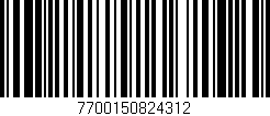 Código de barras (EAN, GTIN, SKU, ISBN): '7700150824312'