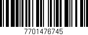 Código de barras (EAN, GTIN, SKU, ISBN): '7701476745'