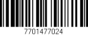Código de barras (EAN, GTIN, SKU, ISBN): '7701477024'