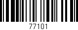 Código de barras (EAN, GTIN, SKU, ISBN): '77101'