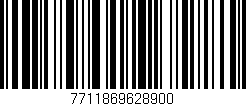 Código de barras (EAN, GTIN, SKU, ISBN): '7711869628900'