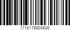 Código de barras (EAN, GTIN, SKU, ISBN): '7716179804808'