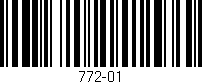 Código de barras (EAN, GTIN, SKU, ISBN): '772-01'