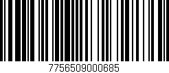Código de barras (EAN, GTIN, SKU, ISBN): '7756509000685'