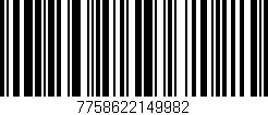 Código de barras (EAN, GTIN, SKU, ISBN): '7758622149982'