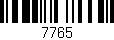 Código de barras (EAN, GTIN, SKU, ISBN): '7765'