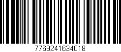 Código de barras (EAN, GTIN, SKU, ISBN): '7769241634018'