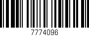 Código de barras (EAN, GTIN, SKU, ISBN): '7774096'