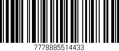 Código de barras (EAN, GTIN, SKU, ISBN): '7778885514433'