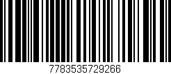 Código de barras (EAN, GTIN, SKU, ISBN): '7783535729266'