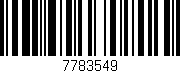 Código de barras (EAN, GTIN, SKU, ISBN): '7783549'