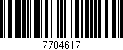 Código de barras (EAN, GTIN, SKU, ISBN): '7784617'