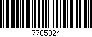 Código de barras (EAN, GTIN, SKU, ISBN): '7785024'