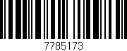 Código de barras (EAN, GTIN, SKU, ISBN): '7785173'