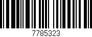 Código de barras (EAN, GTIN, SKU, ISBN): '7785323'