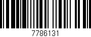 Código de barras (EAN, GTIN, SKU, ISBN): '7786131'