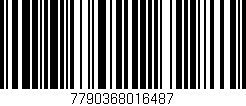 Código de barras (EAN, GTIN, SKU, ISBN): '7790368016487'