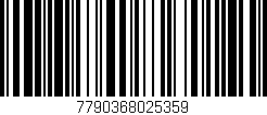 Código de barras (EAN, GTIN, SKU, ISBN): '7790368025359'