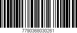 Código de barras (EAN, GTIN, SKU, ISBN): '7790368030261'