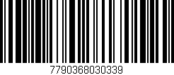 Código de barras (EAN, GTIN, SKU, ISBN): '7790368030339'