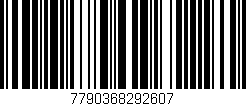 Código de barras (EAN, GTIN, SKU, ISBN): '7790368292607'