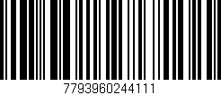 Código de barras (EAN, GTIN, SKU, ISBN): '7793960244111'