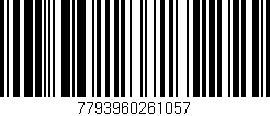 Código de barras (EAN, GTIN, SKU, ISBN): '7793960261057'