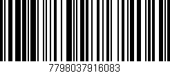Código de barras (EAN, GTIN, SKU, ISBN): '7798037916083'