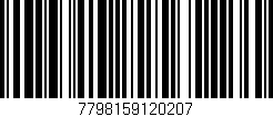 Código de barras (EAN, GTIN, SKU, ISBN): '7798159120207'