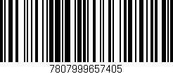 Código de barras (EAN, GTIN, SKU, ISBN): '7807999657405'