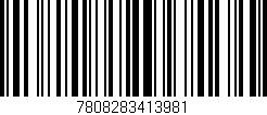 Código de barras (EAN, GTIN, SKU, ISBN): '7808283413981'