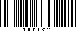 Código de barras (EAN, GTIN, SKU, ISBN): '7809020161110'