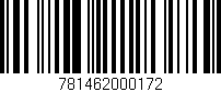 Código de barras (EAN, GTIN, SKU, ISBN): '781462000172'