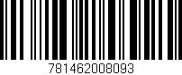 Código de barras (EAN, GTIN, SKU, ISBN): '781462008093'