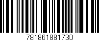 Código de barras (EAN, GTIN, SKU, ISBN): '781861881730'