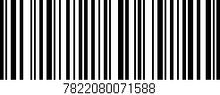 Código de barras (EAN, GTIN, SKU, ISBN): '7822080071588'