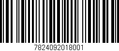 Código de barras (EAN, GTIN, SKU, ISBN): '7824092018001'