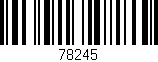 Código de barras (EAN, GTIN, SKU, ISBN): '78245'