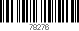 Código de barras (EAN, GTIN, SKU, ISBN): '78276'