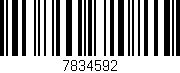 Código de barras (EAN, GTIN, SKU, ISBN): '7834592'