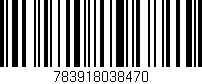 Código de barras (EAN, GTIN, SKU, ISBN): '783918038470'