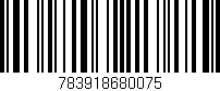 Código de barras (EAN, GTIN, SKU, ISBN): '783918680075'