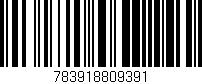 Código de barras (EAN, GTIN, SKU, ISBN): '783918809391'