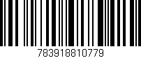Código de barras (EAN, GTIN, SKU, ISBN): '783918810779'