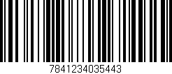 Código de barras (EAN, GTIN, SKU, ISBN): '7841234035443'
